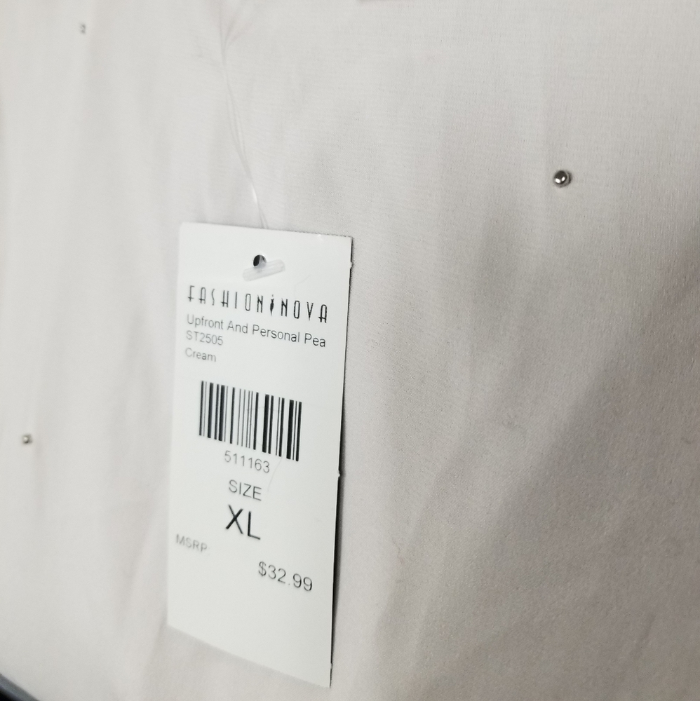 Faux Pearl Top - Mannequin worn only - Picture 8 of 15